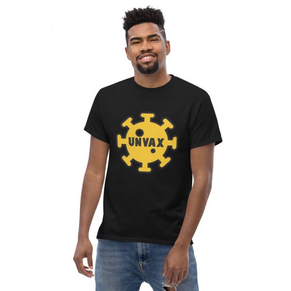 Unvaxed - Men's heavyweight tee - Image 5