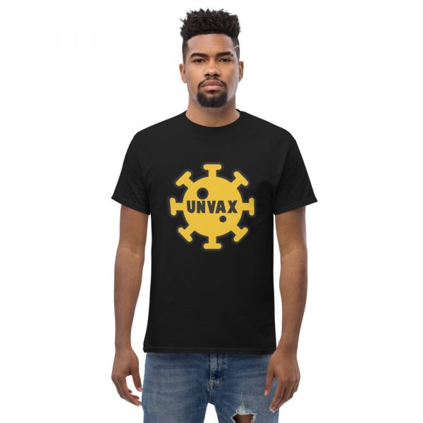 Unvaxed - Men's heavyweight tee - Image 4