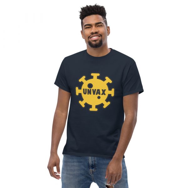 Unvaxed - Men's heavyweight tee - Image 7