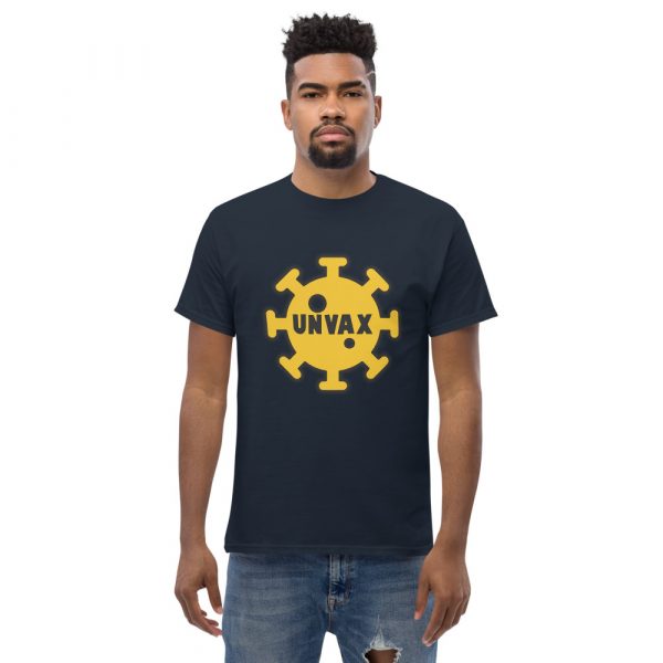 Unvaxed - Men's heavyweight tee - Image 6