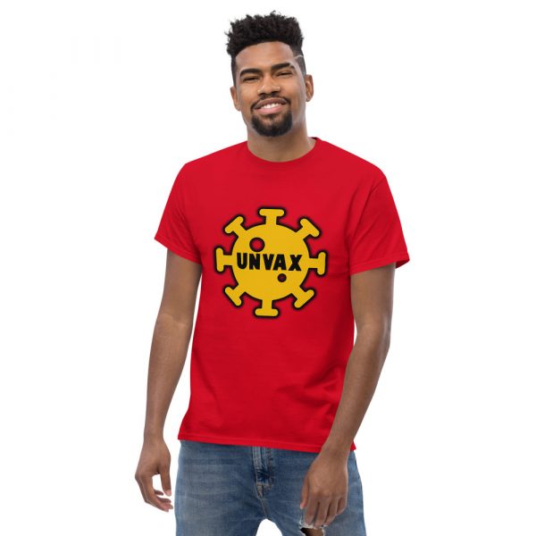 Unvaxed - Men's heavyweight tee - Image 9