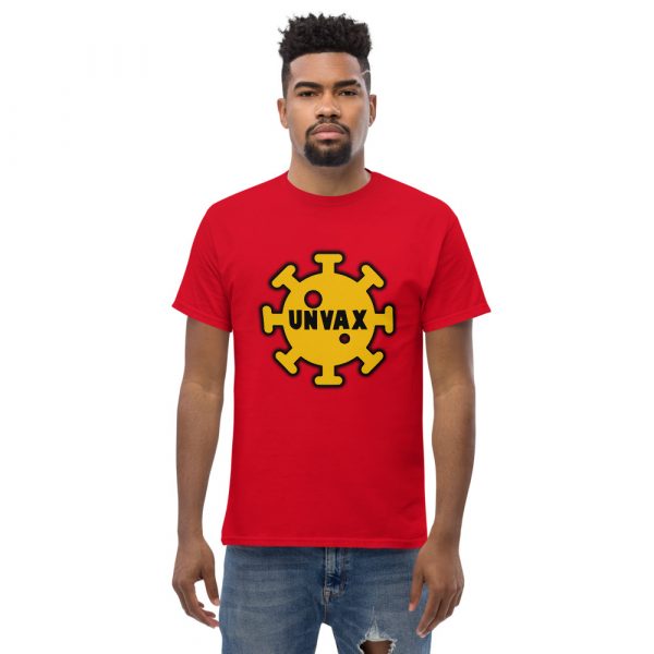 Unvaxed - Men's heavyweight tee - Image 8