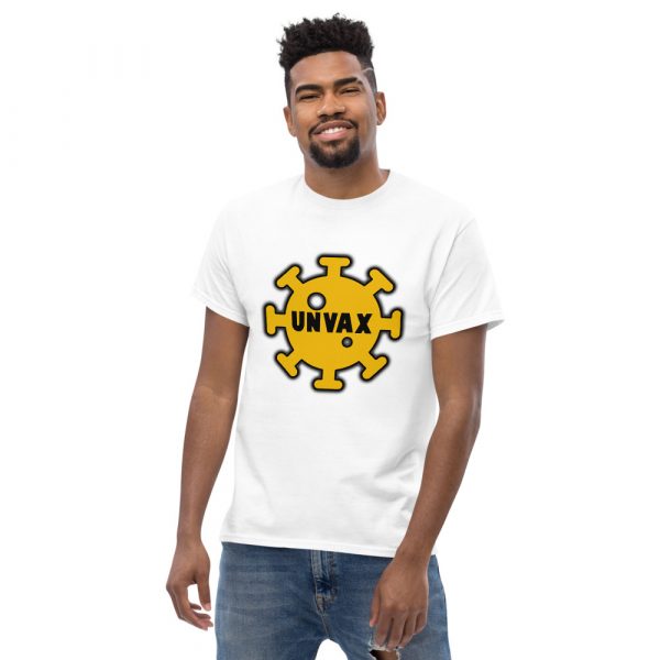 Unvaxed - Men's heavyweight tee - Image 13
