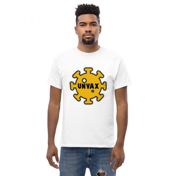 Unvaxed - Men's heavyweight tee - Image 12
